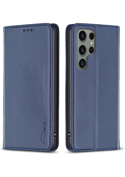 Samsung Galaxy S24 Ultra Kart Tutucu Manyetik Kapak Kapağı (Yurt Dışından)