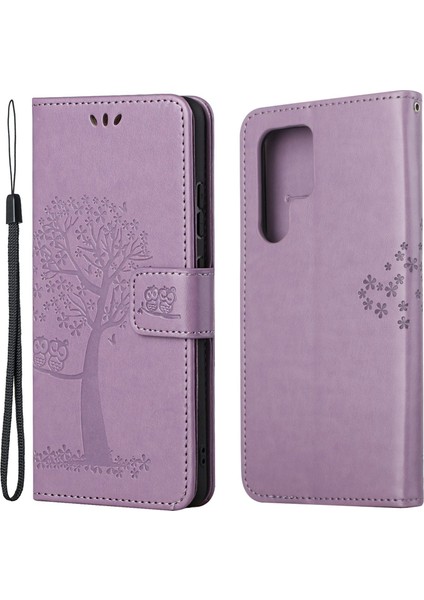 Samsung Galaxy S24 Ultra Pu Deri Telefon Cüzdan Kapağı (Yurt Dışından)