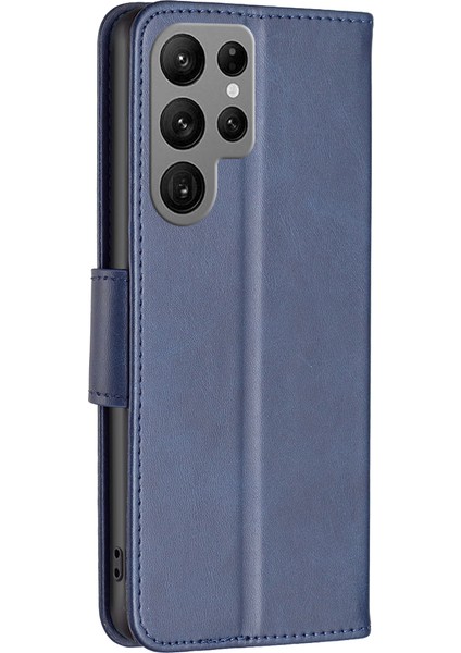 Samsung Galaxy S24 Ultra Görüntüleme Stand Cep Telefonu Kabuğu Pu Deri Cüzdan (Yurt Dışından) indirimleri