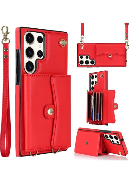 Samsung Galaxy S24 Ultra Rfıd Engelleme Kart Yuvaları Kapak Telefon Kartı Kılıfı (Yurt Dışından) fiyatları