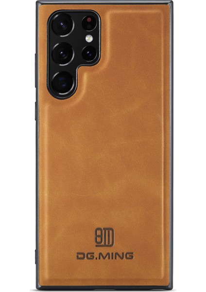 Samsung Galaxy S24 Ultra Deri+Pc+Tpu Anti-Drop Kapağı (Yurt Dışından)