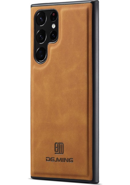 Samsung Galaxy S24 Ultra Deri+Pc+Tpu Anti-Drop Kapağı (Yurt Dışından)