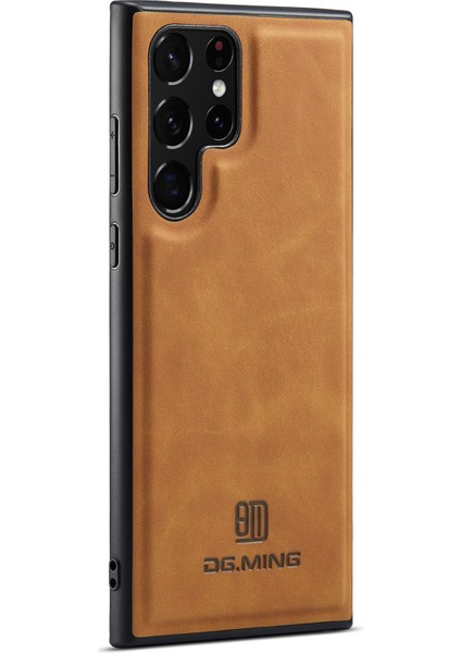 Samsung Galaxy S24 Ultra Deri+Pc+Tpu Anti-Drop Kapağı (Yurt Dışından)