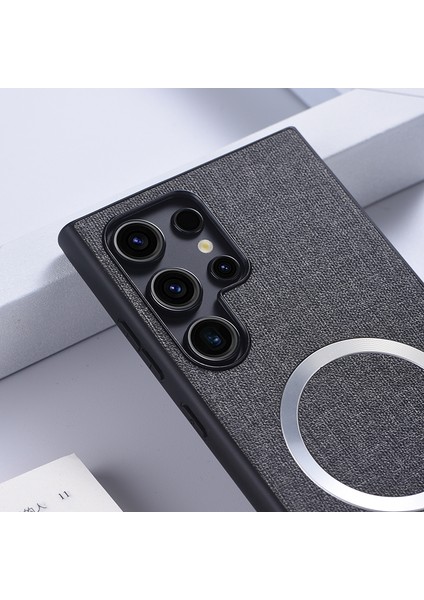 Samsung Galaxy S24 Ultra Manyetik Telefon Kılıfı Anti-Fall Tpu+Bez Kapağı Magsafe ile Uyumlu (Yurt Dışından) fiyatları