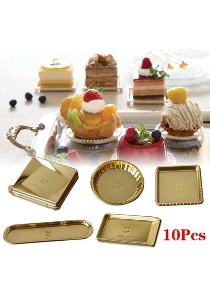 No.5 Tarzı Ake Plaka Gıda Sınıfı Altın Muffin Cupcake Tatlı Tepsi Görüntüler Düğün Doğum Günü Pastası Alt Araçları Yuvarlak Kek Kurulu Tabanı (Yurt Dışından) modelleri