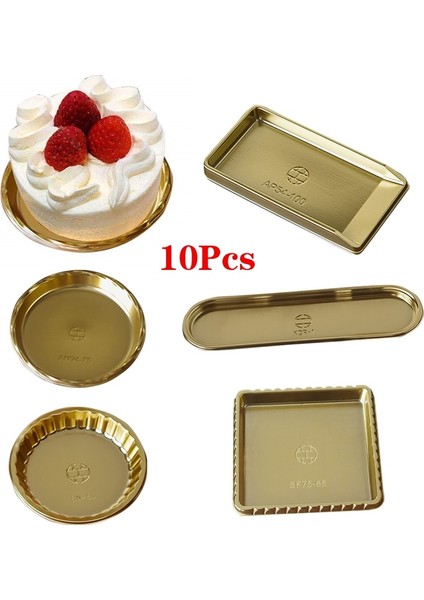 No.5 Tarzı Ake Plaka Gıda Sınıfı Altın Muffin Cupcake Tatlı Tepsi Görüntüler Düğün Doğum Günü Pastası Alt Araçları Yuvarlak Kek Kurulu Tabanı (Yurt Dışından) fırsatları