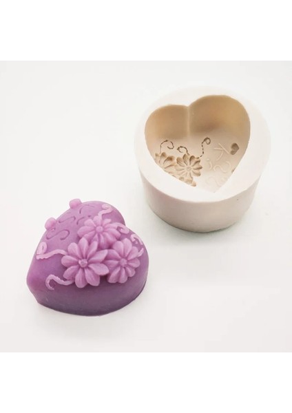 K390 Stili 3D Silikon Sabun Kalıp Kalp Aşk Gül Çiçek Çikolata Kalıp Mum Polimer Kil Kalıpları El Sanatları Sabun Baz Aracı K388 Için Dıy Formları (Yurt Dışından) fırsatları