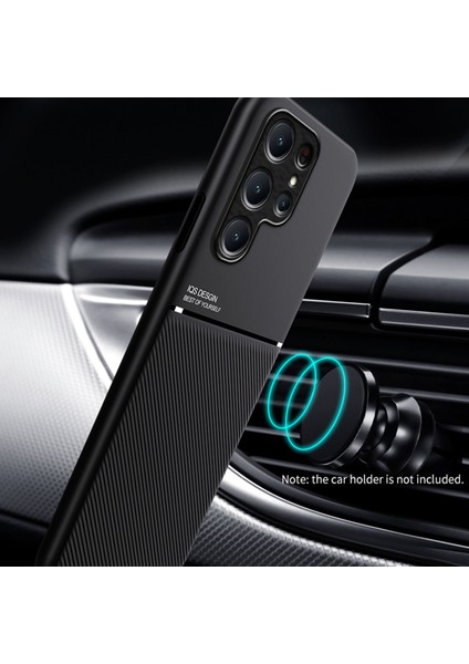 Samsung Galaxy S24 Ultra Manyetik Tutucu Metal Saclı Pu+Tpu+Pc Kapak (Yurt Dışından) fırsatları