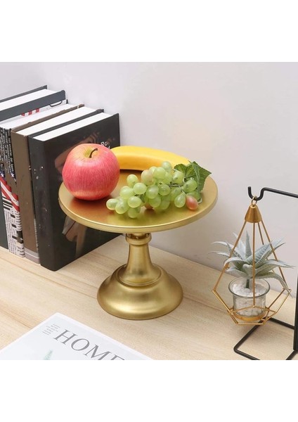 25 cm Tarzı Tabanlı Kek Standı, Ikindi Çayı Için Altın Kek Standı, Parti, Doğum Günü, Teşhir Plakası Için Cupcake Tutucu Standı (Yurt Dışından) fiyatları