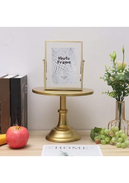 25 cm Tarzı Tabanlı Kek Standı, Ikindi Çayı Için Altın Kek Standı, Parti, Doğum Günü, Teşhir Plakası Için Cupcake Tutucu Standı (Yurt Dışından) modelleri