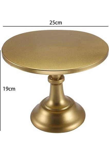 25 cm Tarzı Tabanlı Kek Standı, Ikindi Çayı Için Altın Kek Standı, Parti, Doğum Günü, Teşhir Plakası Için Cupcake Tutucu Standı (Yurt Dışından) fırsatları