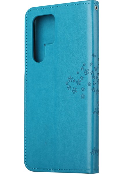 Samsung Galaxy S24 Ultra Pu Deri Telefon Cüzdan Kapağı (Yurt Dışından)