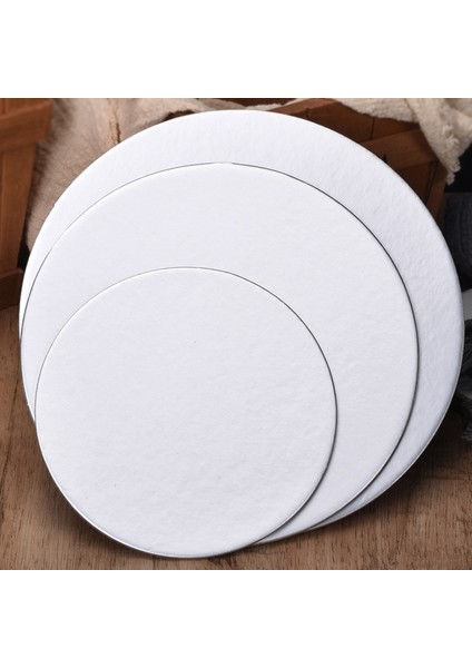 GÜMÜŞ-33CM-5 Adet Tarzı Meibum Çapı cm Yuvarlak Gümüş Kek Karton Tek Kullanımlık Karton Hamur Işleri Taban Plakası Süslemeleri Mousse Tepsi Tepsisi (Yurt Dışından)