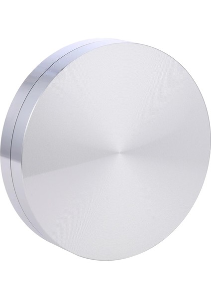 Gümüş 8cm Tarzı Yuvarlak Ake Pan Ekseni Döner Tabla Alüminyum Alaşımlı Döner Tepsi Tabanı Rotor Tabanı Alüminyum Rulmanlı Kek Döner Tabla (Yurt Dışından)