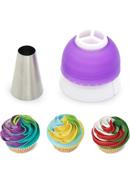 COOK-0241M Stili 3 Renk Kek Dekorasyon Araçları Buzlanma G Kek Krem Pasta Torbası Meme Dönüştürücü Bakeware Aracı Dıy Kek Düğün Pastası Için Standı (Yurt Dışından) fırsatları