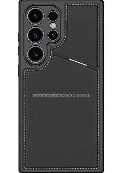 Samsung Galaxy S24 Ultra Manyetik Telefon Kılıfı Kart Yuvaları Kickstand (Yurt Dışından) fiyatları