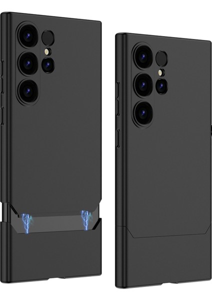 Samsung Galaxy S24 Ultra Kontrastlı Renk Çıkarılabilir Manyetik Pc Kapağı (Yurt Dışından)