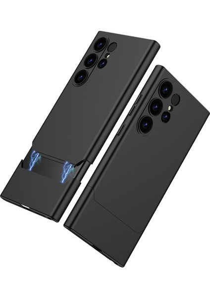 Samsung Galaxy S24 Ultra Kontrastlı Renk Çıkarılabilir Manyetik Pc Kapağı (Yurt Dışından) fiyatları