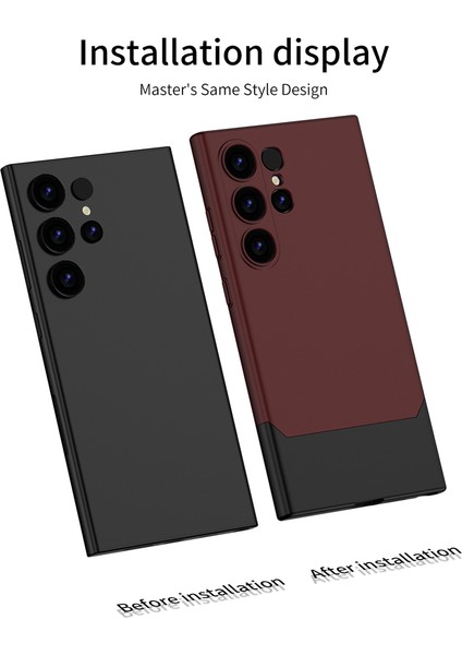 Samsung Galaxy S24 Ultra Kontrastlı Renk Çıkarılabilir Manyetik Pc Kapağı (Yurt Dışından) fırsatları