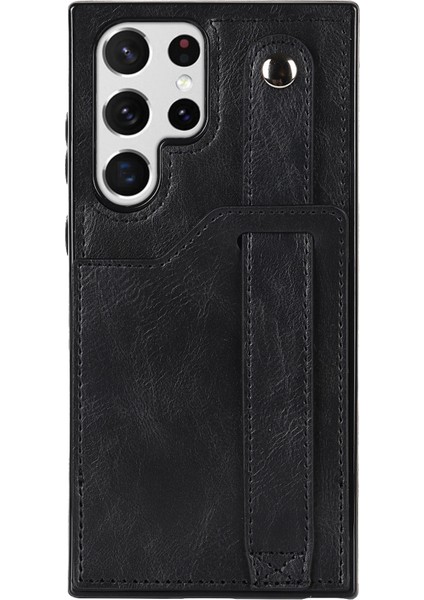 Samsung Galaxy S24 Ultra Kabuk Retro Rfıd Engelleme Bileklik Telefon Kapağı Pu Deri Kılıf (Yurt Dışından) fiyatları