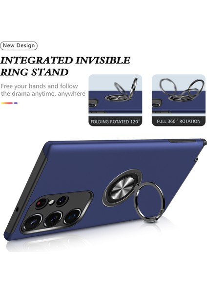 Samsung Galaxy S24 Ultra Anti-Çizelge Yüzüğü Kickstand Back Shell (Yurt Dışından) fiyatları