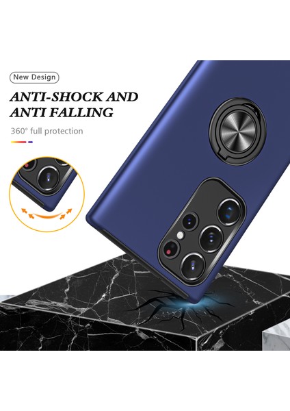 Samsung Galaxy S24 Ultra Anti-Çizelge Yüzüğü Kickstand Back Shell (Yurt Dışından) fırsatları