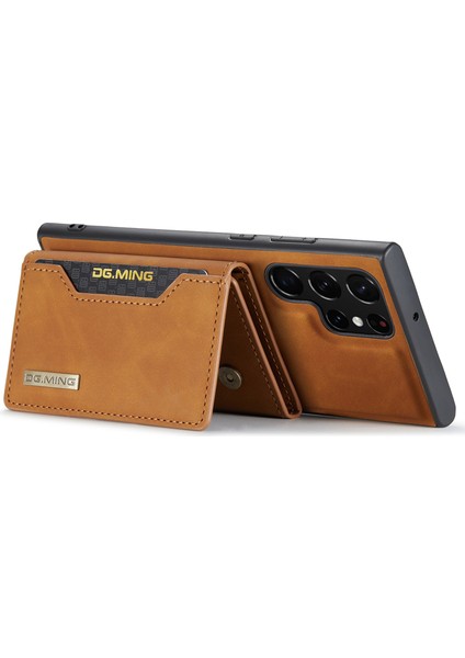 Samsung Galaxy S24 Ultra Çıkarılabilir Manyetik Cüzdanlı Kickstand Kapağı (Yurt Dışından)