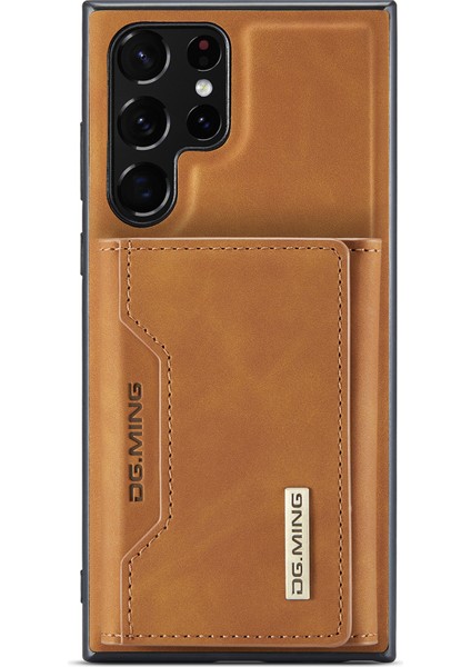 Samsung Galaxy S24 Ultra Çıkarılabilir Manyetik Cüzdanlı Kickstand Kapağı (Yurt Dışından)