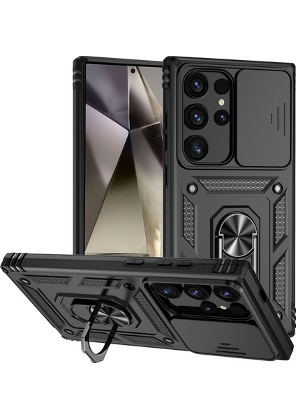 Samsung Galaxy S24 Ultra Kickstand Telefon Kapağı (Yurt Dışından)