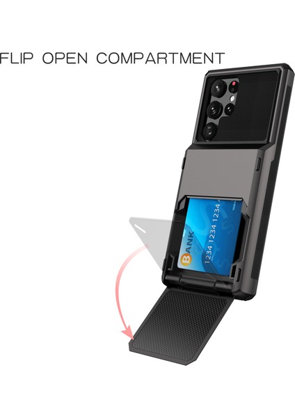 Samsung Galaxy S24 Ultra Flip Kart Tutucu Telefon Kılıfı Tpu+Pc Kapağı (Yurt Dışından) fiyatları