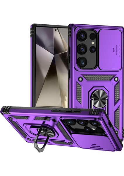 Samsung Galaxy S24 Ultra Kickstand Telefon Kapağı (Yurt Dışından)