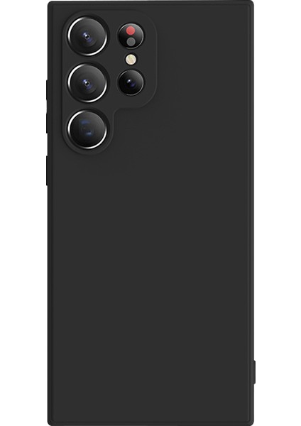 Samsung Galaxy S24 Ultra Sıvı Silikon Doku Tpu Arka Kapak Anti-Kılavuzu Telefon Kılıfı (Yurt Dışından)