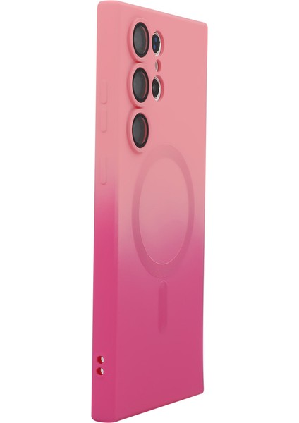 Samsung Galaxy S24 Ultra Manyetik Lens Koruyuculu Silikon Kılıf (Yurt Dışından)