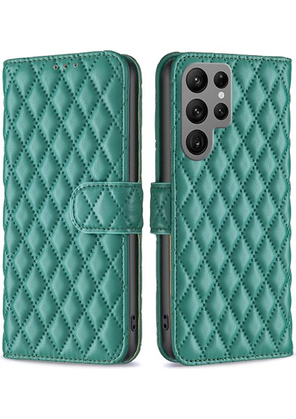 Samsung Galaxy S24 Ultra Cüzdan Baskılı Deri Kapak (Yurt Dışından)