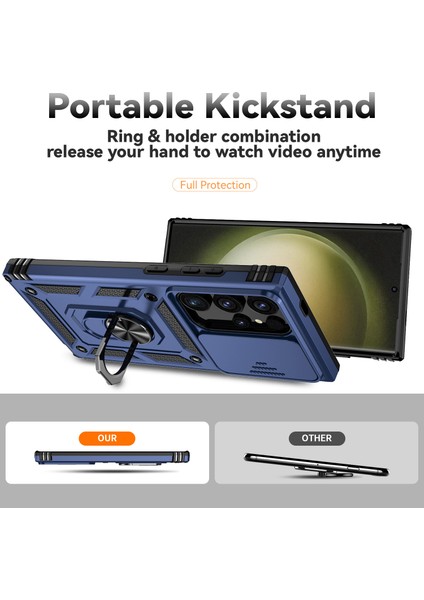 Samsung Galaxy S24 Ultra Kickstand Telefon Kapağı (Yurt Dışından) fiyatları