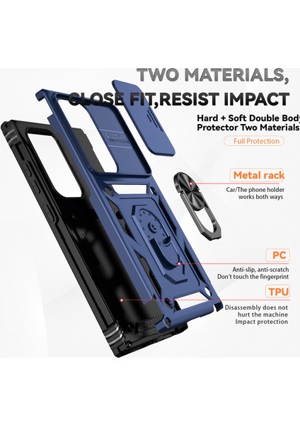 Samsung Galaxy S24 Ultra Kickstand Telefon Kapağı (Yurt Dışından) fırsatları