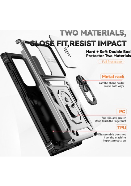 Samsung Galaxy S24 Ultra Kickstand Telefon Kapağı (Yurt Dışından) fırsatları