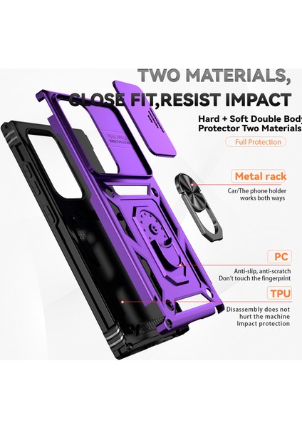 Samsung Galaxy S24 Ultra Kickstand Telefon Kapağı (Yurt Dışından) fırsatları