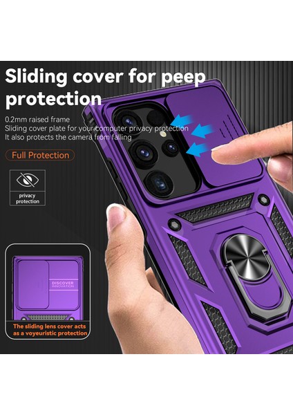 Samsung Galaxy S24 Ultra Kickstand Telefon Kapağı (Yurt Dışından) indirimleri