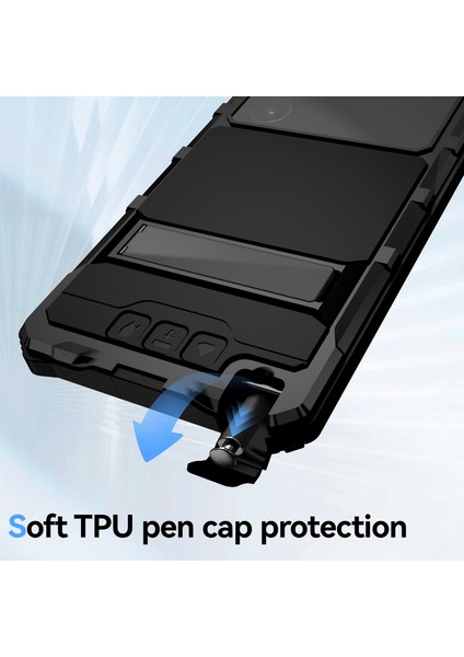 Samsung Galaxy S24 Ultra Şok Geçirmez Kasa Kickstand Bırak-Kötü Kapak (Yurt Dışından)