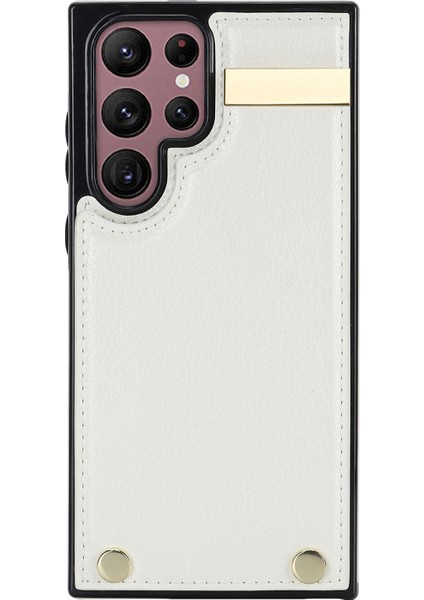 Samsung Galaxy S24 Ultra Tpu+Pu Deri Kart Çanta Cep Telefonu Kılıfı (Yurt Dışından) fiyatları