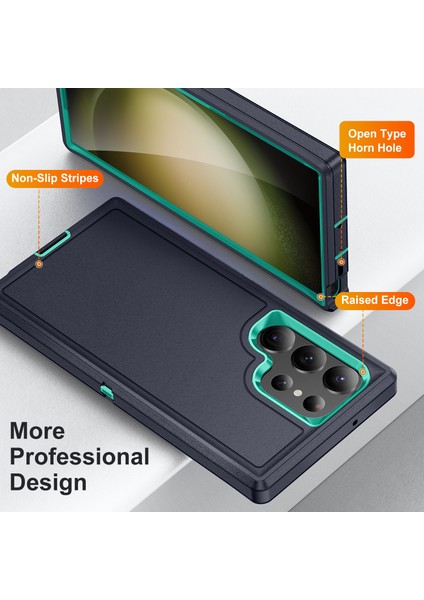 Samsung Galaxy S24 Ultra Pc+Tpu+Pc Şok Geçirmez Telefon Kapağı (Yurt Dışından) fiyatları