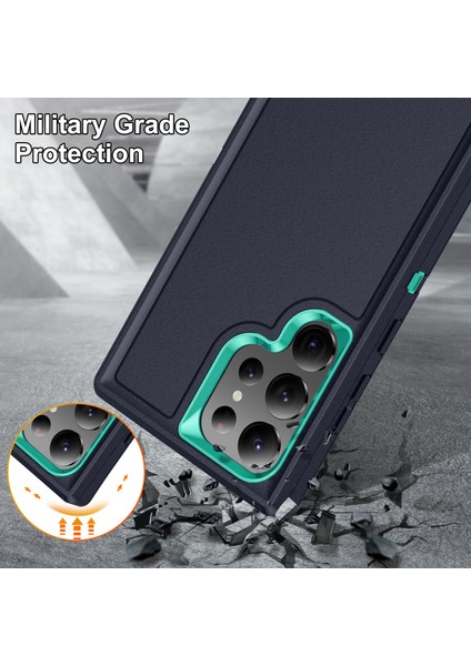 Samsung Galaxy S24 Ultra Pc+Tpu+Pc Şok Geçirmez Telefon Kapağı (Yurt Dışından) indirimleri