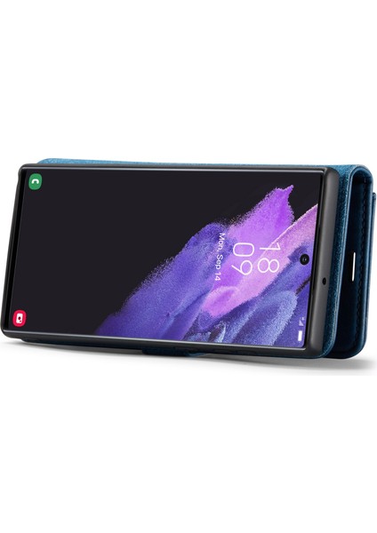 Samsung Galaxy S24 Ultra Söndürülebilir Bölünebilir Deri Kapak Stand Cüzdanı (Yurt Dışından)
