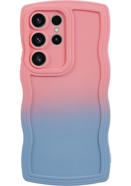 Samsung Galaxy S24 Ultra Wavy Edge Tpu Kasası Çift Taraflı Kauçuk (Yurt Dışından)