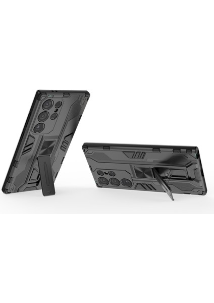 Samsung Galaxy S24 Ultra Anti-Cratch Pc+Tpu Kickstand Cover (Yurt Dışından)