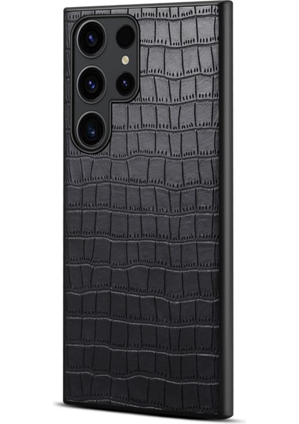 Samsung Galaxy S24 Ultra Pu+Pc+Tpu Timsah Dokulu Akıllı Telefon Kapağı (Yurt Dışından) fiyatları