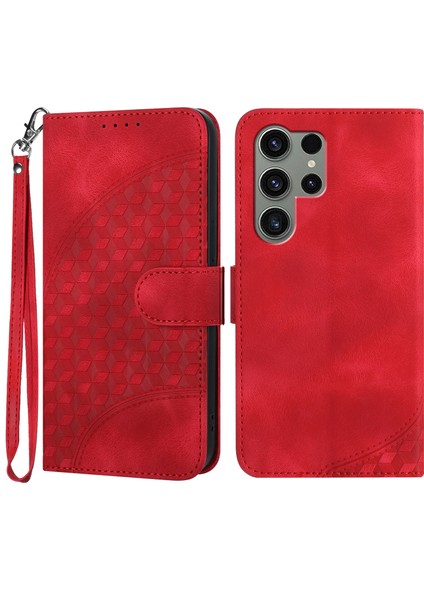 Samsung Galaxy S24 Ultra Fil Başı Baskılı Deri Kapak (Yurt Dışından)