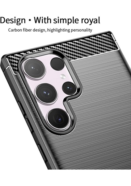 Samsung Galaxy S24 Ultra Tpu Kasa Fırçalanmış Telefon Kapağı (Yurt Dışından) fırsatları