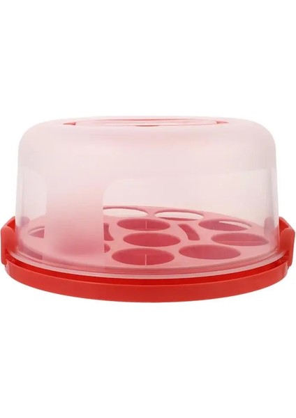 Turuncu Tarzı 1 Adet Kek Saklama Kutusu Toka Tasarım Kek Taşıyıcı Tatlı Kabı (Yurt Dışından)